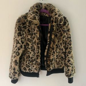 Banana Republic Faux Fur Jacket